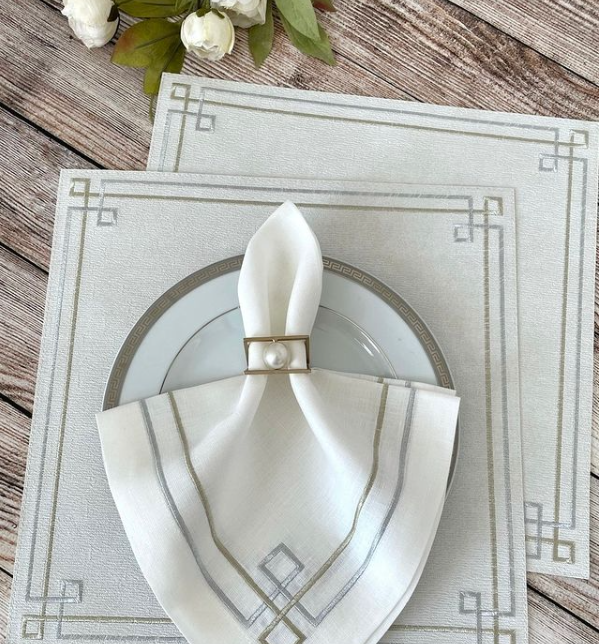 NAPKIN RING FLOATING PEARL