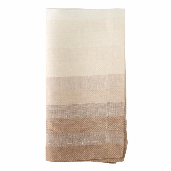 NAPKIN GRADIENT STRIPE BEIGE