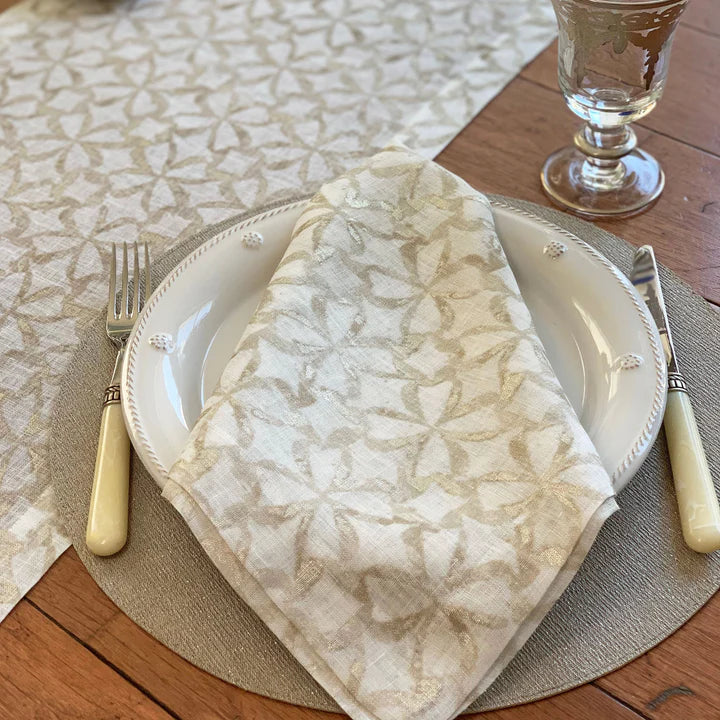 NAPKIN SHAMROCK CHAMPAGNE