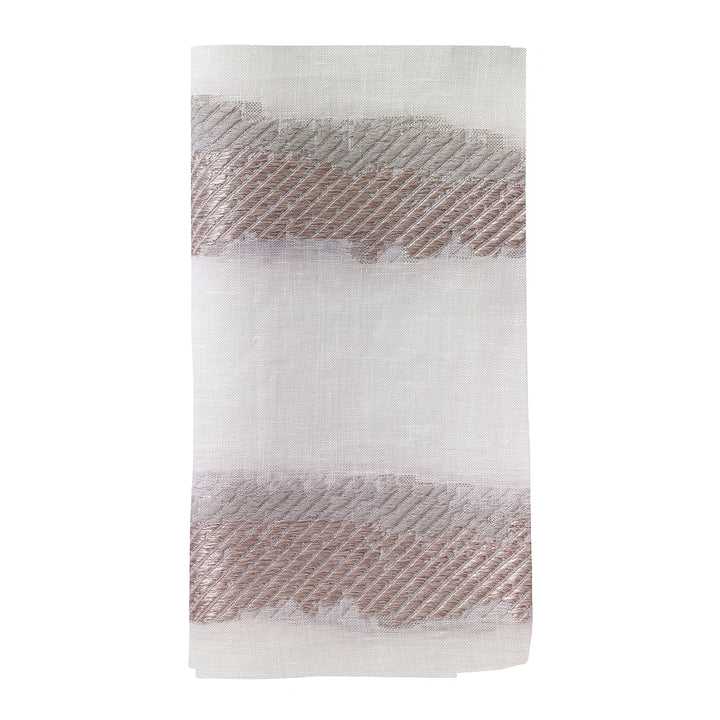 NAPKIN BRUSHSTROKE SILVER (NRD)