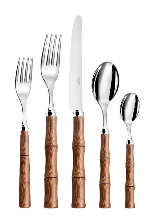 FLATWARE 5-PIECE SET BYBLOS BEECHWOOD (NRD)