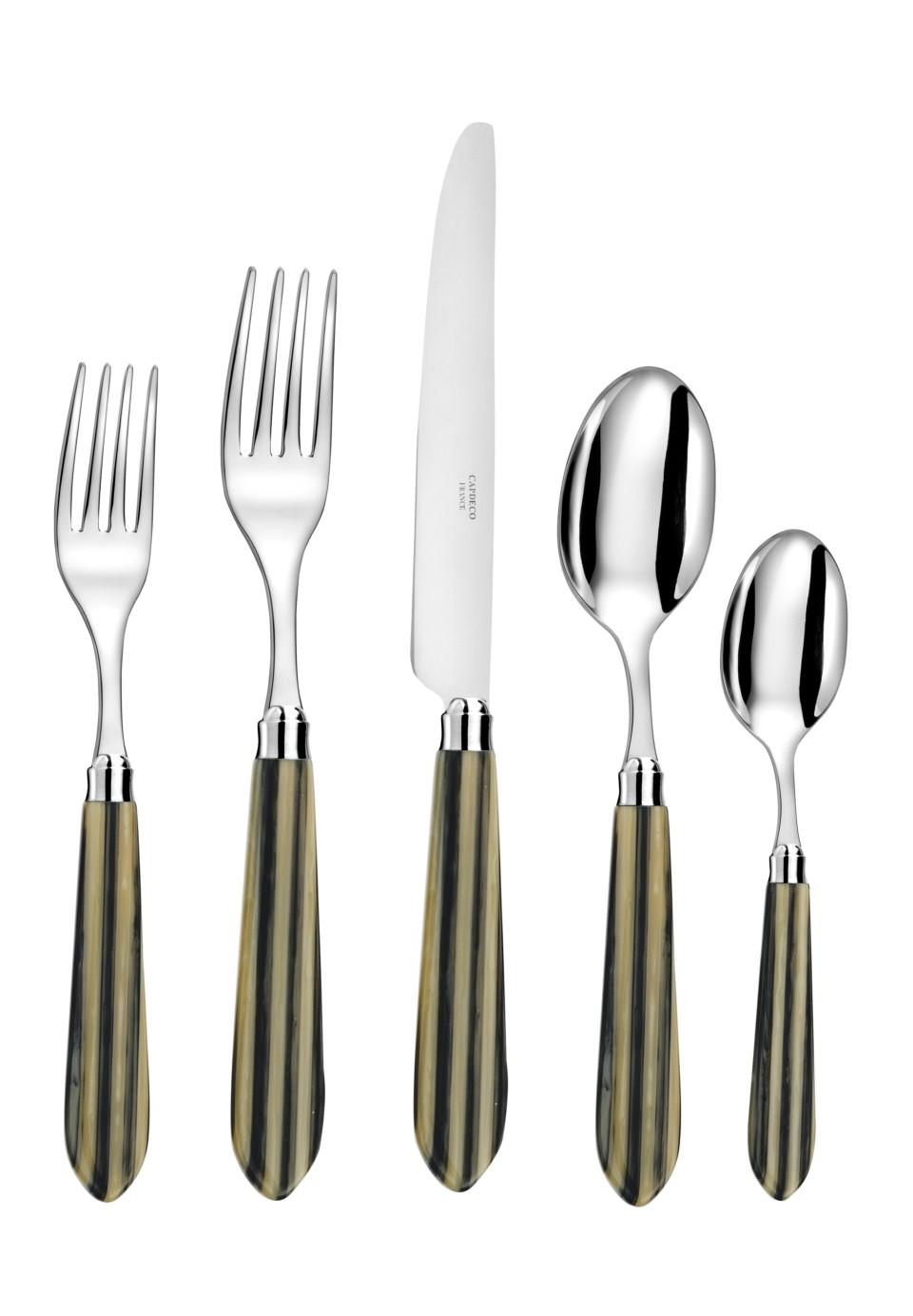 FLATWARE 5-PIECE SET OMEGA STONE