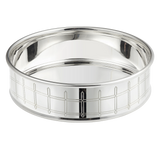 BOTTLE COASTER SILVER-PLATED GRAPHIK