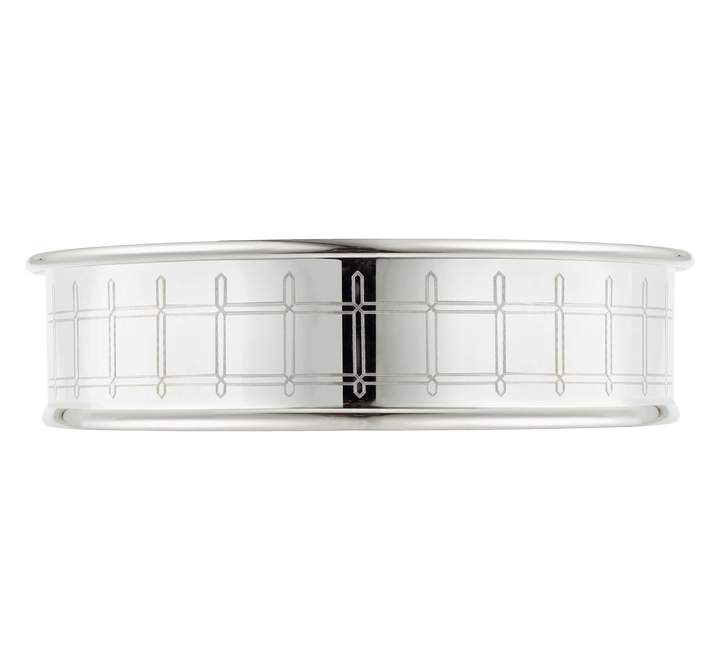 BOTTLE COASTER SILVER-PLATED GRAPHIK #59776