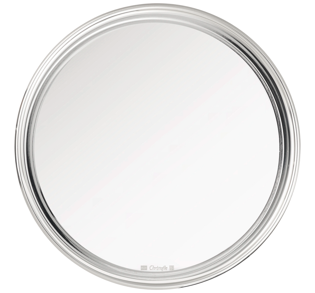 BOTTLE COASTER SILVER-PLATED GRAPHIK #59776