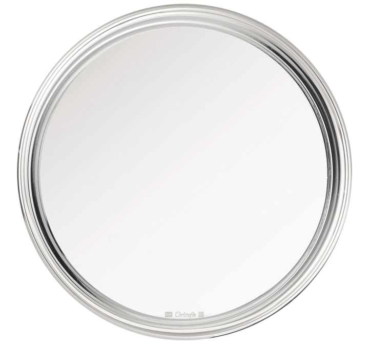 BOTTLE COASTER SILVER-PLATED GRAPHIK #59776