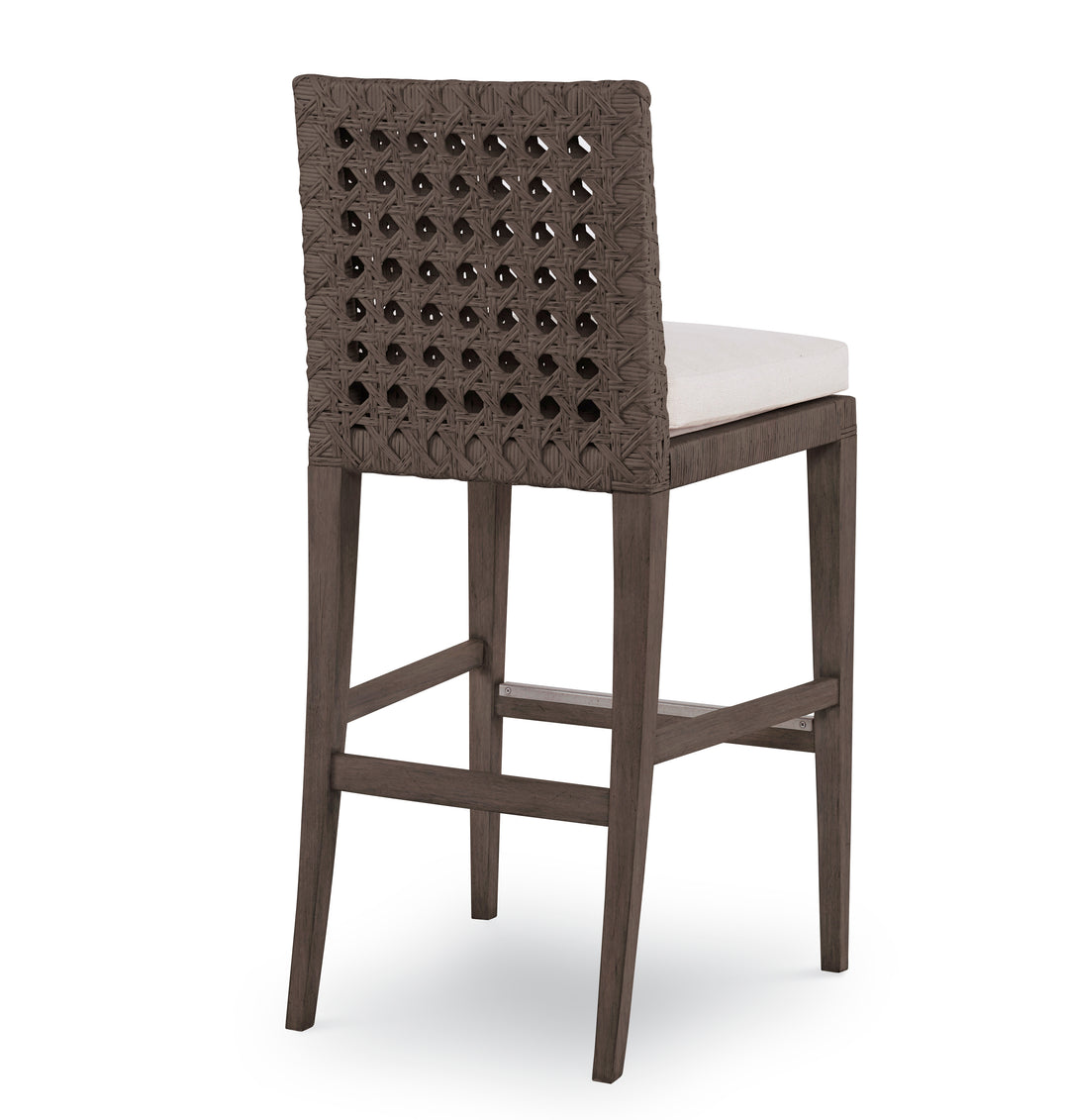 LITCHFIELD BAR STOOL - MINK GREY/FLAX