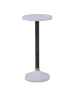 TABLE SAND SCAGLIOLA TOP BLACK PEDESTAL ROUND (NRD)