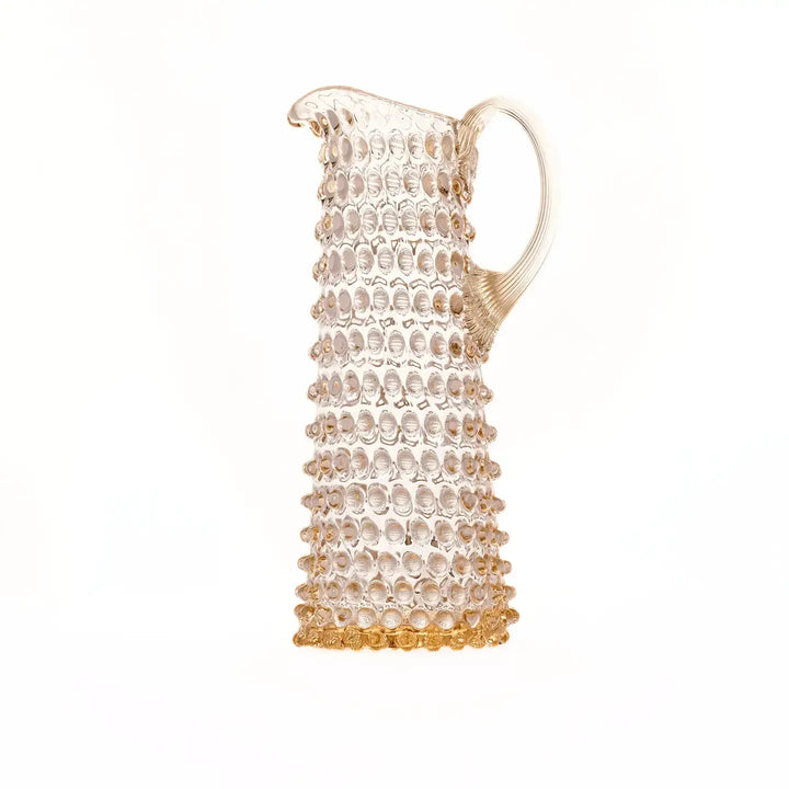 JUG TALL HOBNAIL APRICOT CHIFFON 1.2L