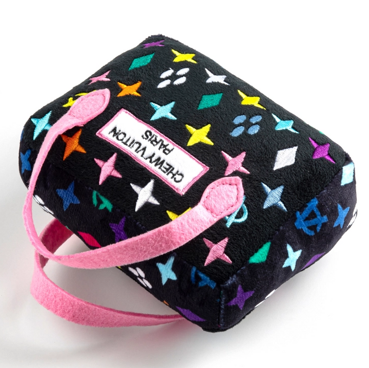 DOG TOY HANDBAG BLACK VUITON #71121