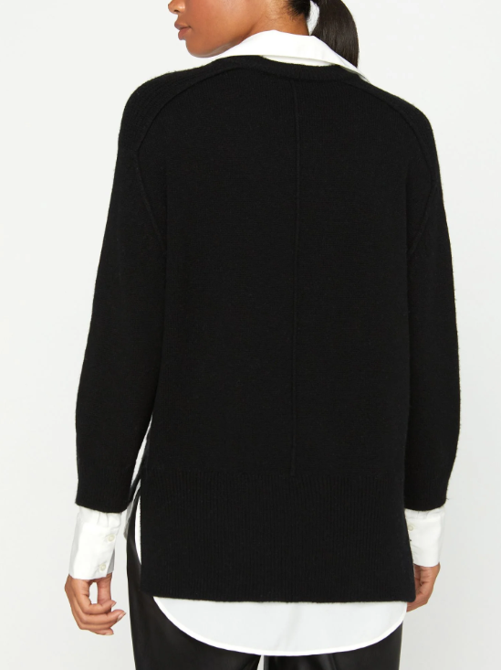 PULLOVER V-NECK LAYERED