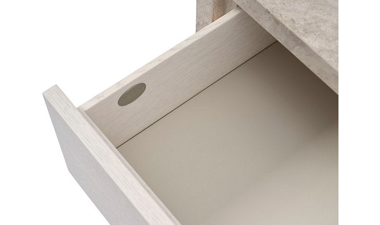 NIGHTSTAND IN OYSTER