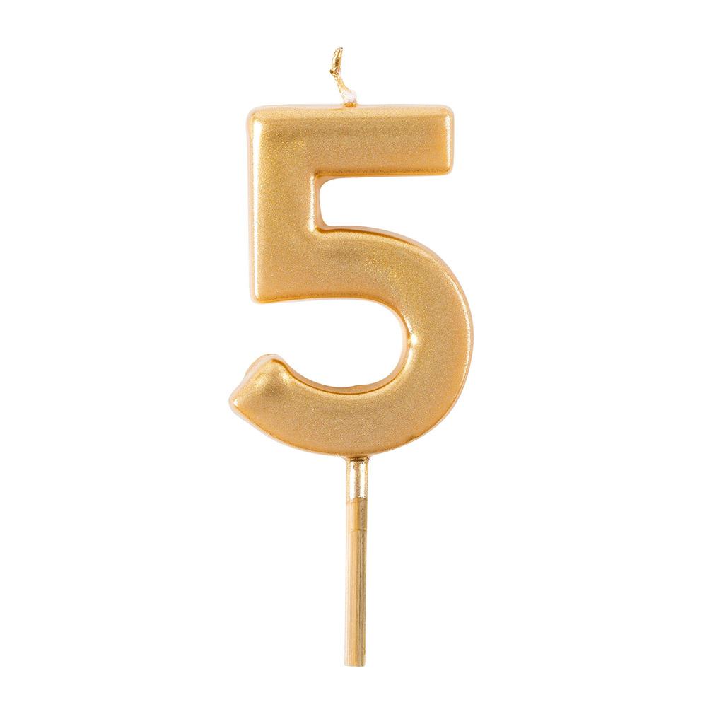 CANDLES BIRTHDAY GOLD
