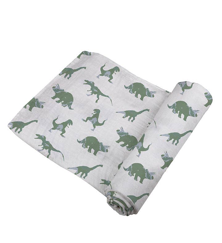 SWADDLE GRANITE GREEN DINOSAURS