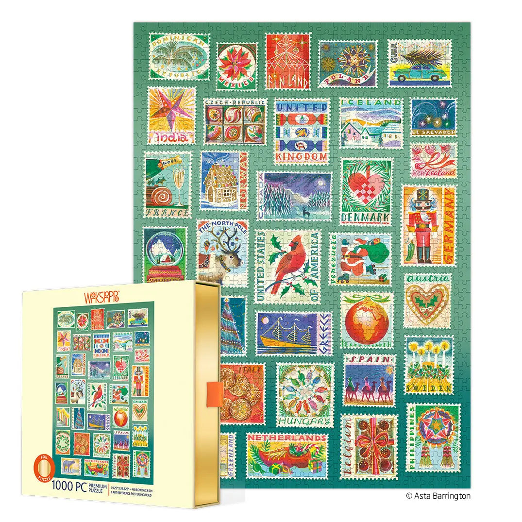 PUZZLE SEASONAL STAMPS 1000 PIECE