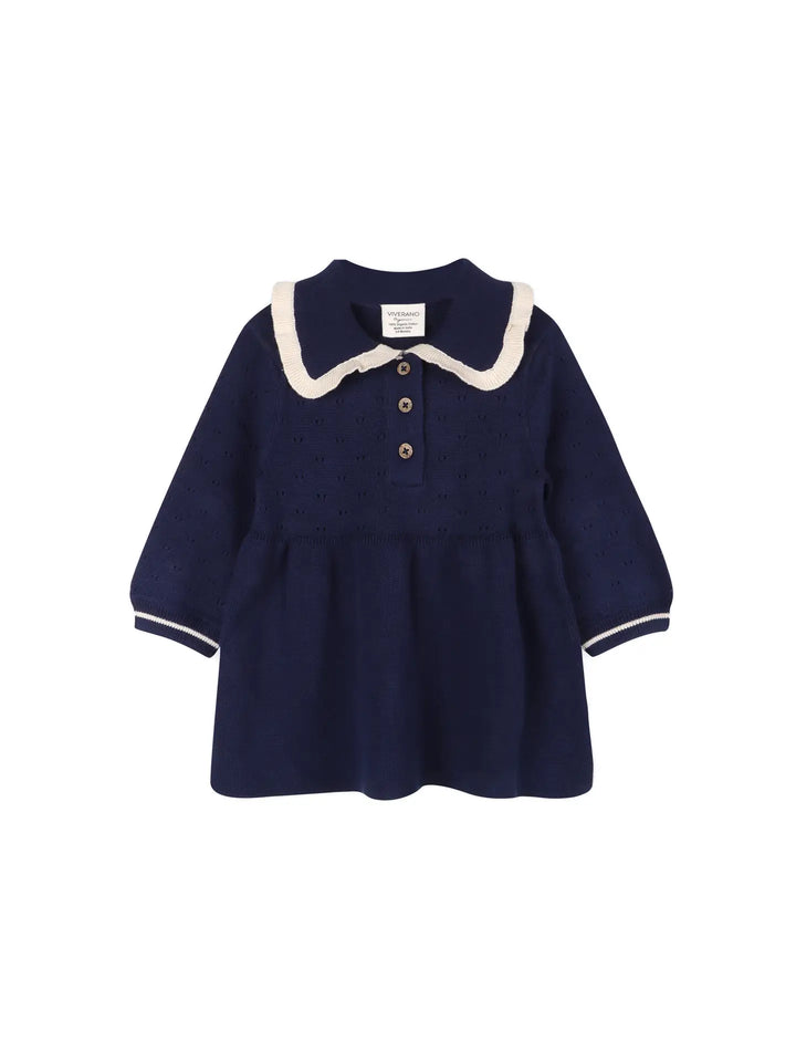 DRESS RUFFLE COLLAR SWEATER KNIT