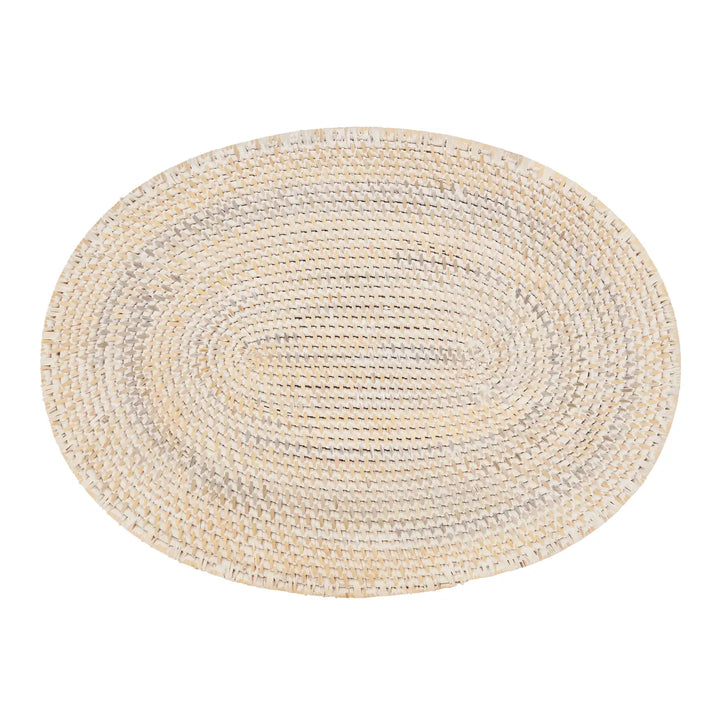 PLACEMAT WOVEN RATTAN OVAL