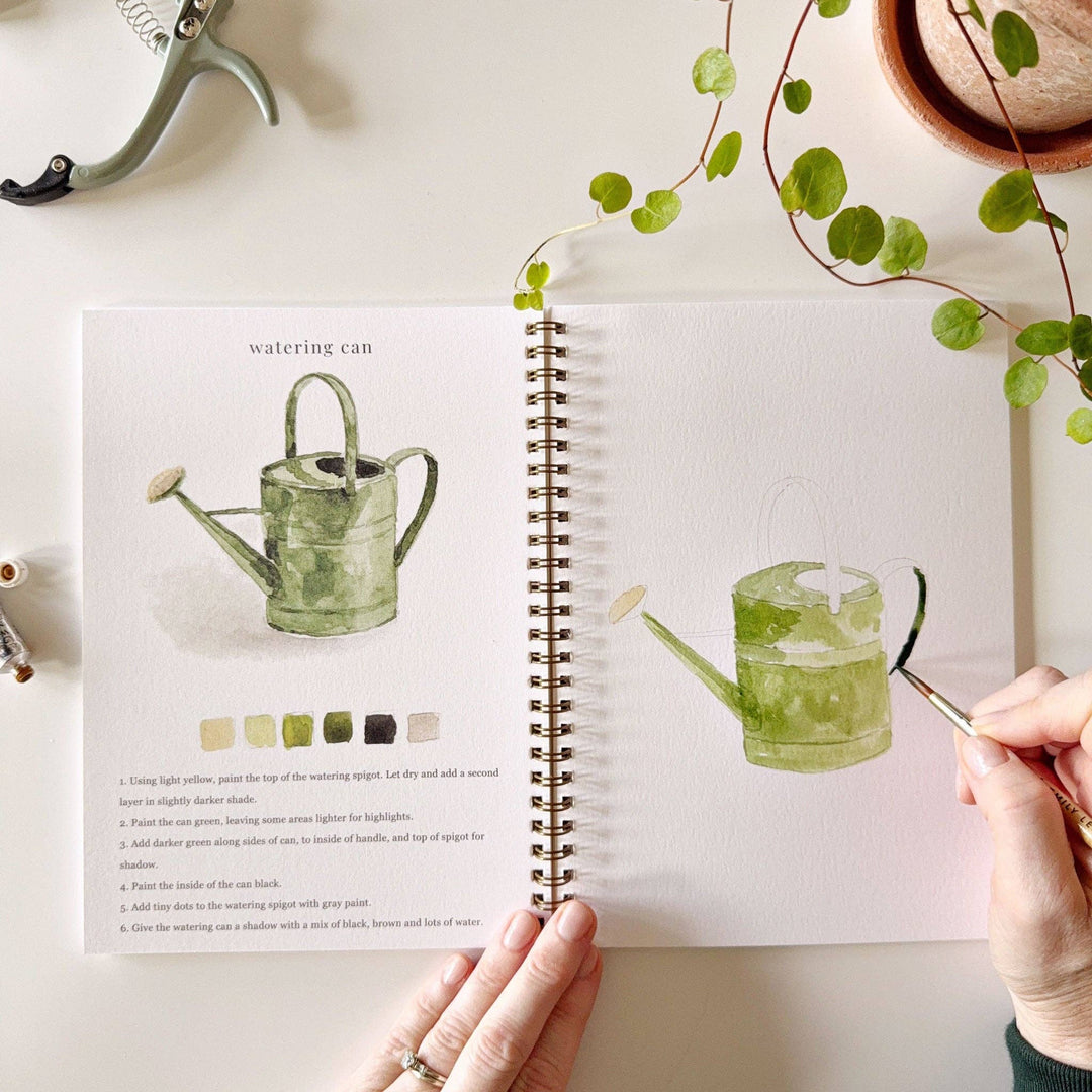 WORKBOOK WATERCOLOR GARDEN
