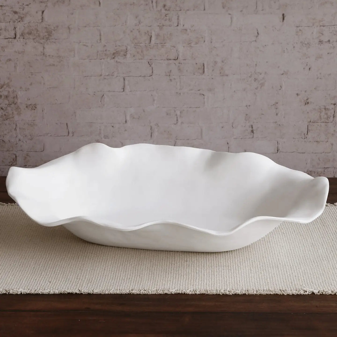 CENTERPIECE NUBE XL OVAL WHITE