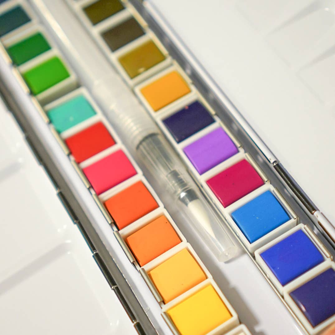 PAINT PALETTE WATERCOLOR 24 COLORS