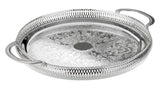 14" RD TRAY GALLERY W/ HANDLES #24592