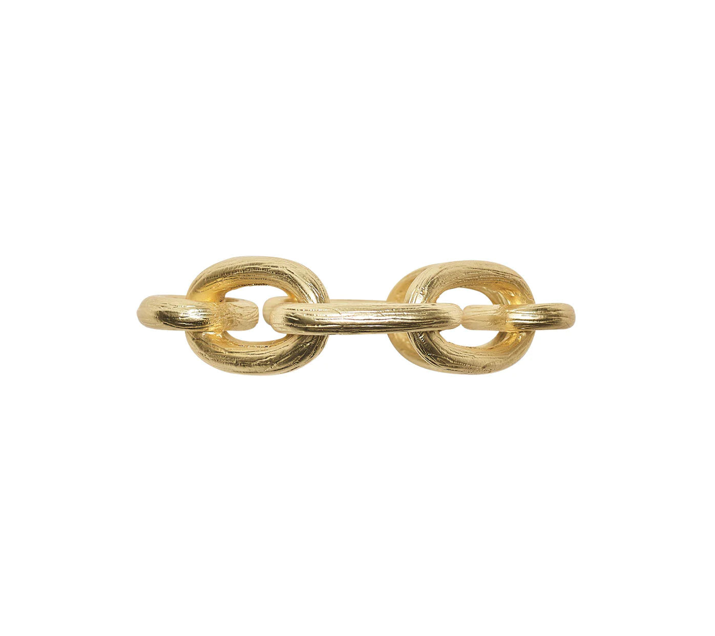 KIM SEYBERT NAPKIN RING CHAIN LINK IN GOLD