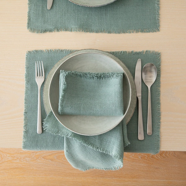 NAPKIN SPA GREEN RUSTIC 19" #60591