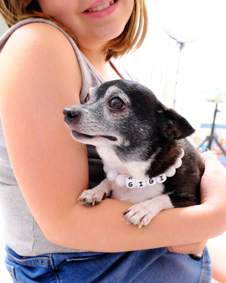 DOG COLLAR PEARL CLASSIC