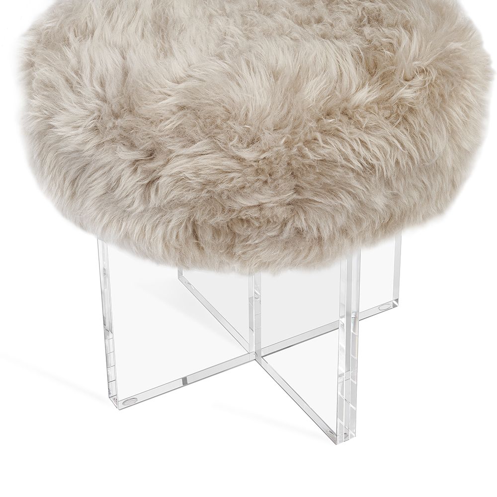 STOOL LAMBSKIN #60861 (NRD)