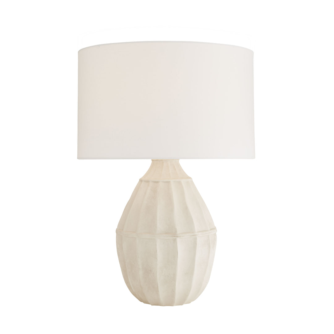 TABLE LAMP EGG SHELL CERAMIC #61037