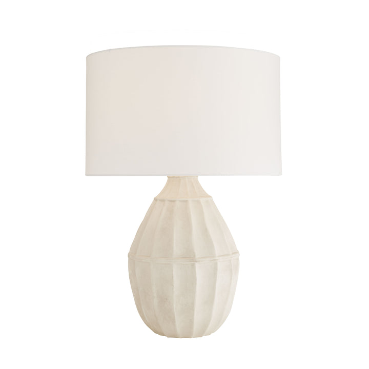 TABLE LAMP EGG SHELL CERAMIC #61037