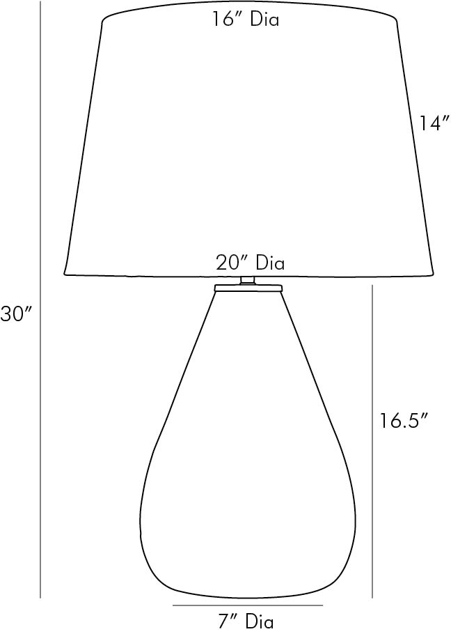 TABLE LAMP SMOKED GLASS WITH SEEDY PATTERN #61038