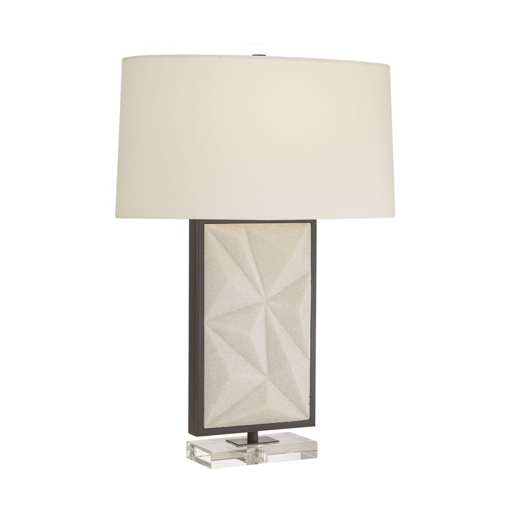 TABLE LAMP IVORY ORIGAMI RICESTONE (NRD) #61044