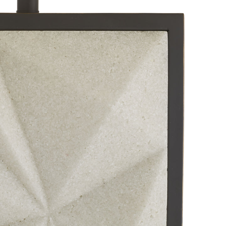 TABLE LAMP IVORY ORIGAMI RICESTONE (NRD) #61044