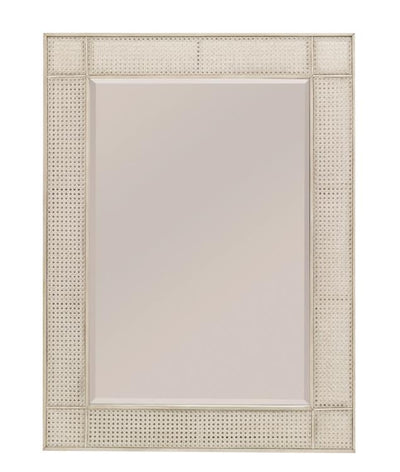 MIRROR NATURAL WOVEN CANE