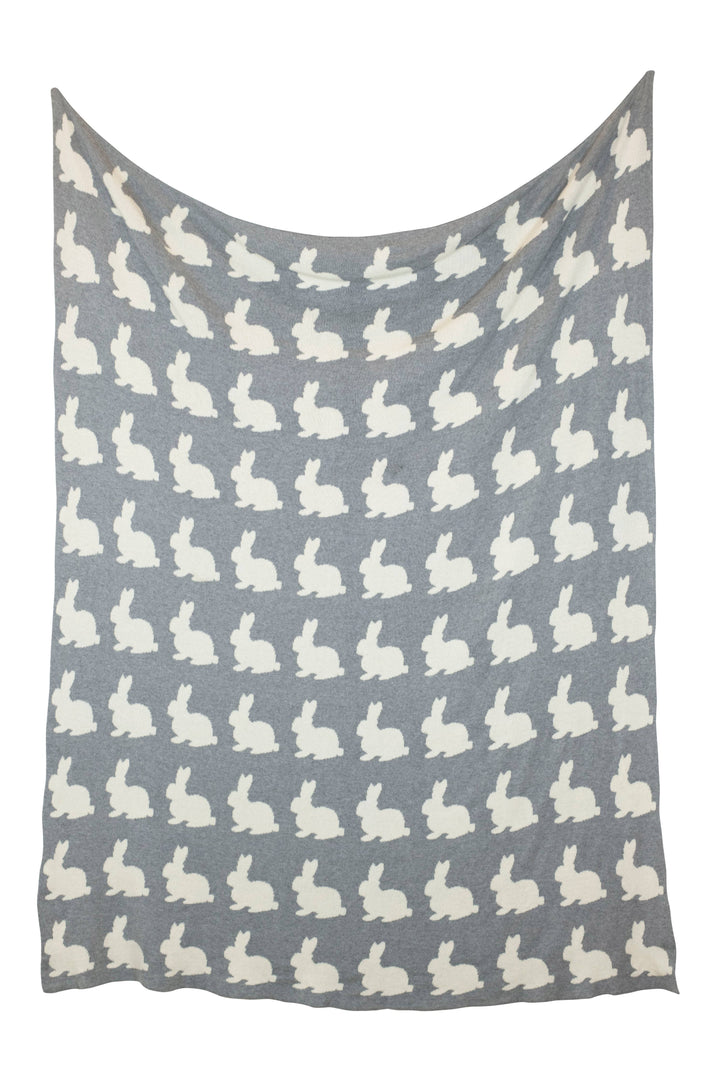 GIFT SET BLANKET BUNNY GREY/NATURAL #78719
