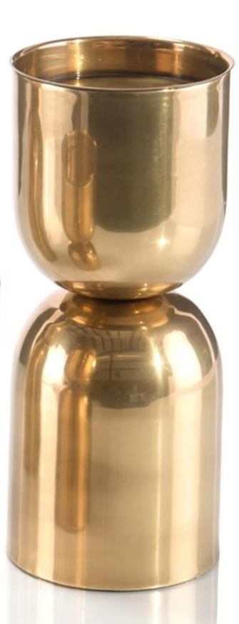 CANDLE HOLDER ANTIQUE BRASS