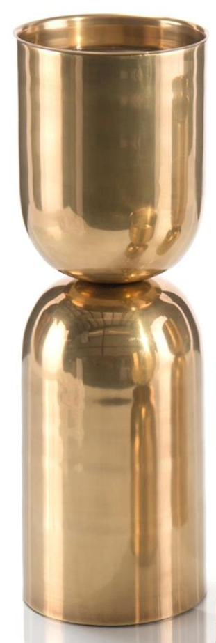 CANDLE HOLDER ANTIQUE BRASS