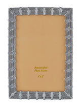 FRAME JEWELED MESH SILVER