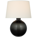 TABLE LAMP ROUND SMOKED GLASS (NRD)