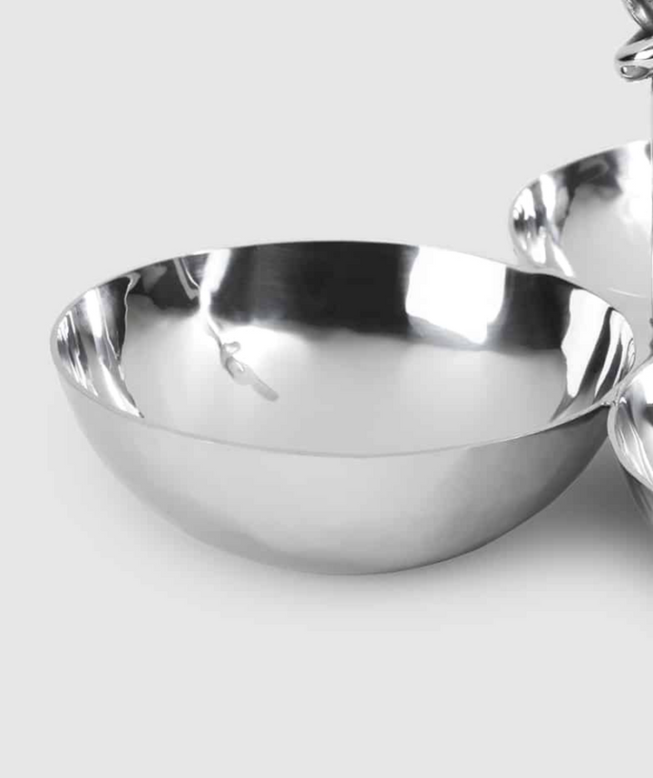 TRIO SNACK SET WITH KNOT HANDLE #62052