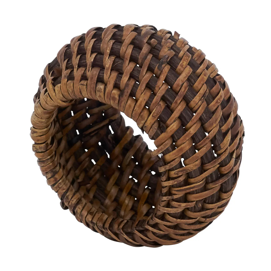 NAPKIN RING WOVEN RATTAN 2.4"