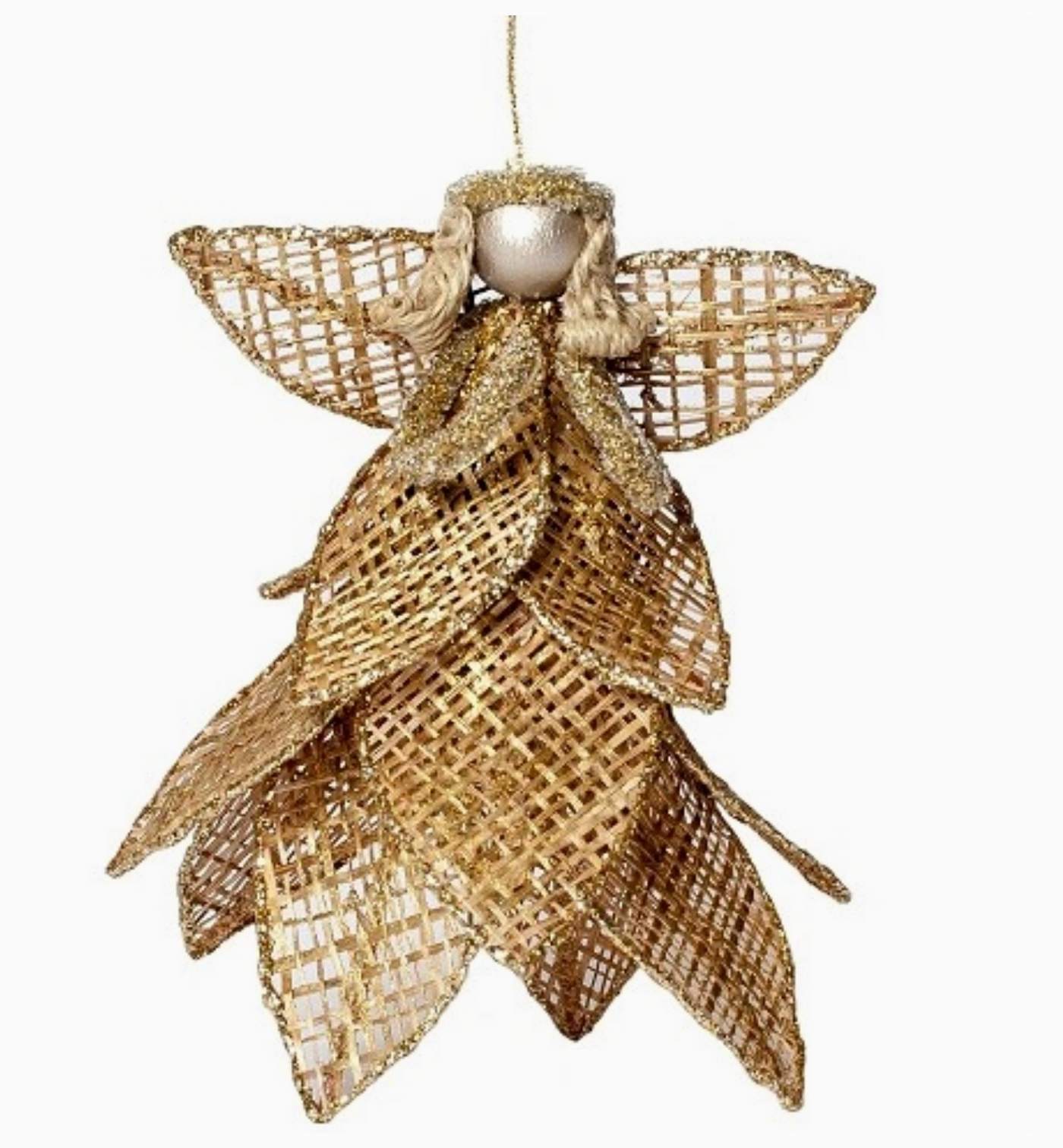 ORNAMENT ANGEL WEAVE