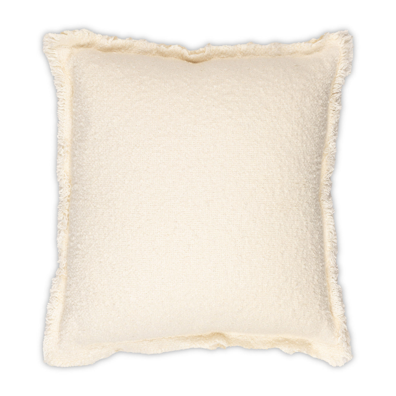 PILLOW RILEY FRAYED IN OYSTER