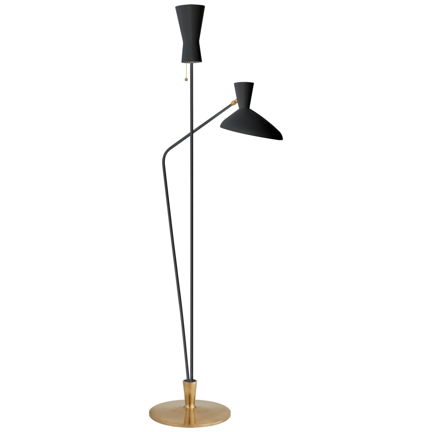 FLOOR LAMP DUAL FUNCTION MATTE BLACK LARGE