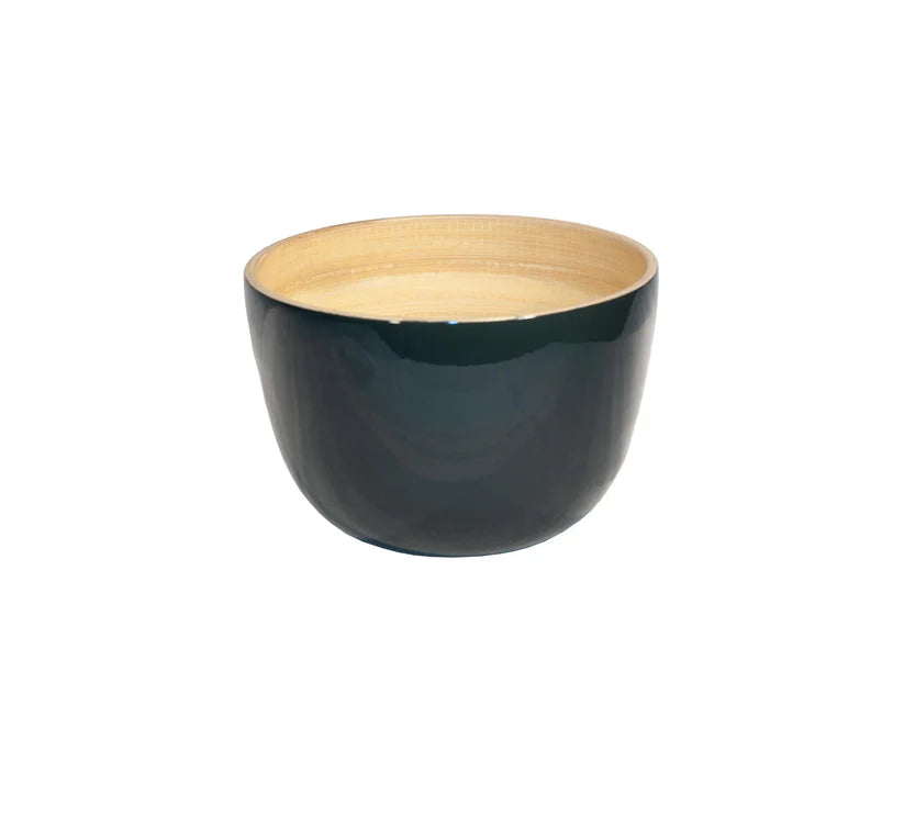 BOWL SNACK BAMBOO DARK GREY #63499