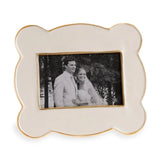 FRAME PHOTO FLORAL CREAM 4X6