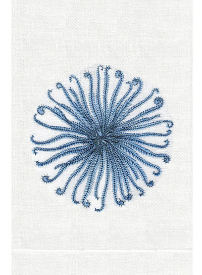 GUEST TOWEL CURLY URCHIN BLUE