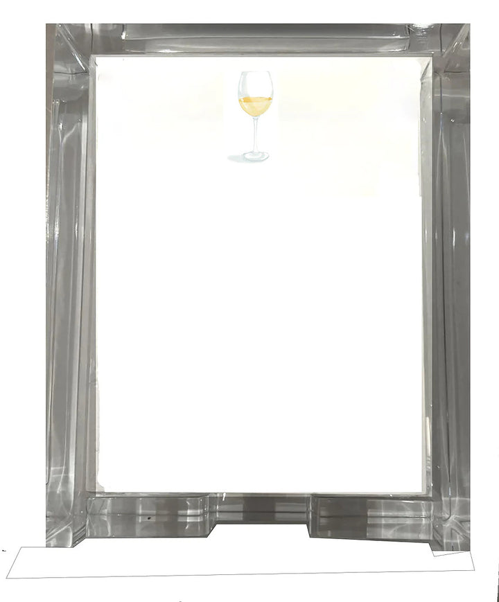 NOTEPAD WHITE WINE WITH TRAY
