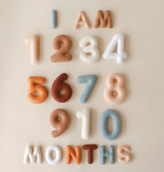 FELT LETTERS NEUTRAL #63894